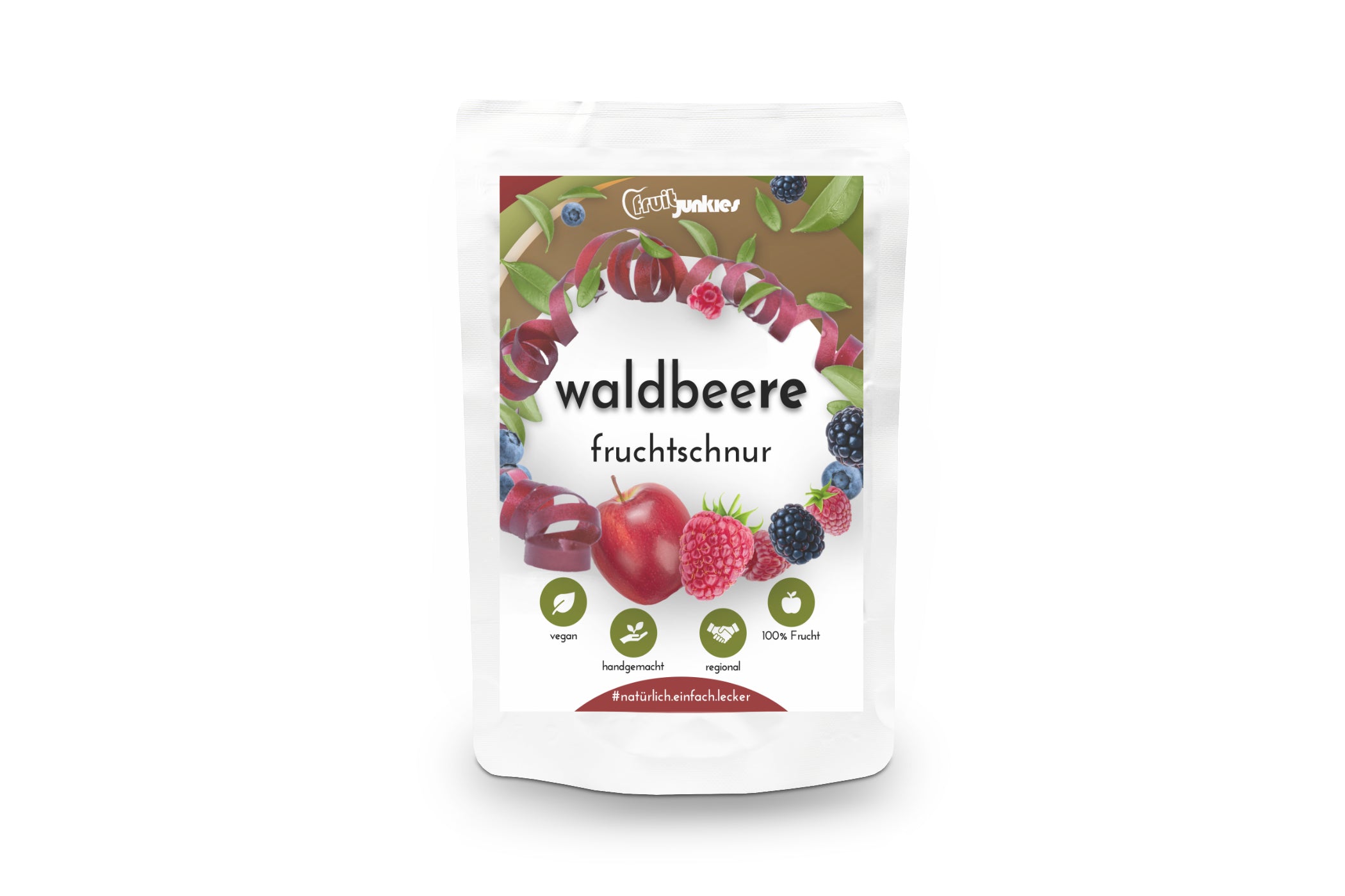 Mehrfrucht 80g Tüte Fruchtschnüre fruitjunkies
